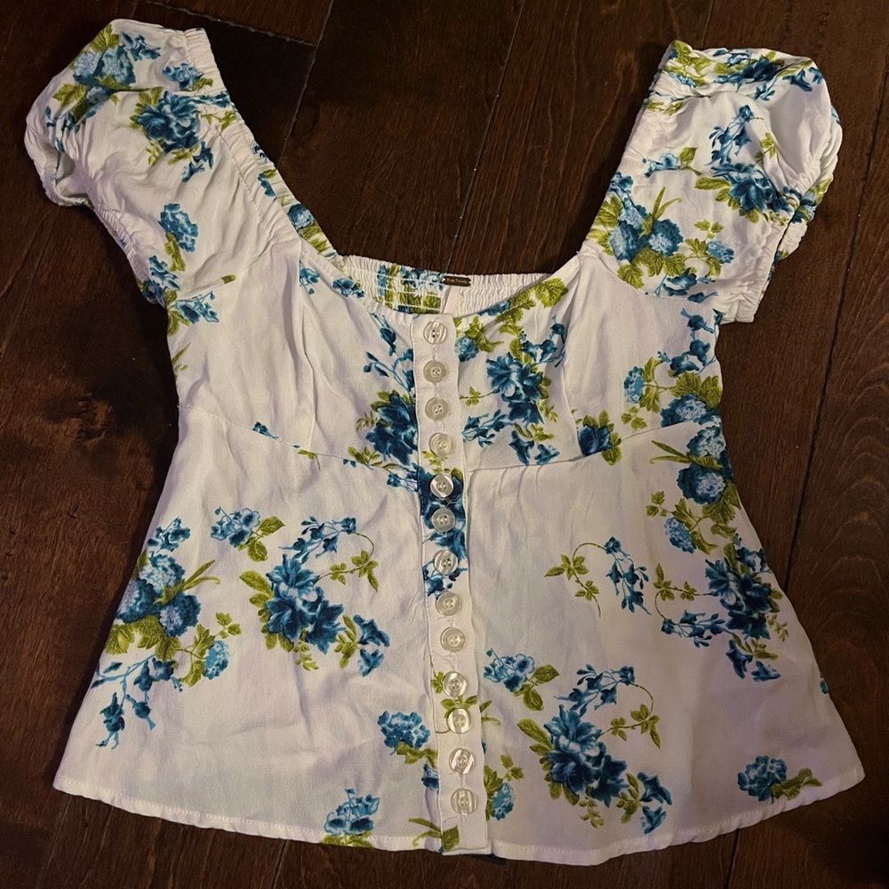 Free peoplee close to you blouse size S - Picture 4 of 4